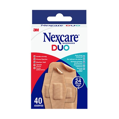 Nexcare™ DUO-Pack mit 40 Stück in verschiedenen Größen
