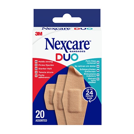 Nexcare™ DUO-Pack mit 20 Stück in verschiedenen Größen
